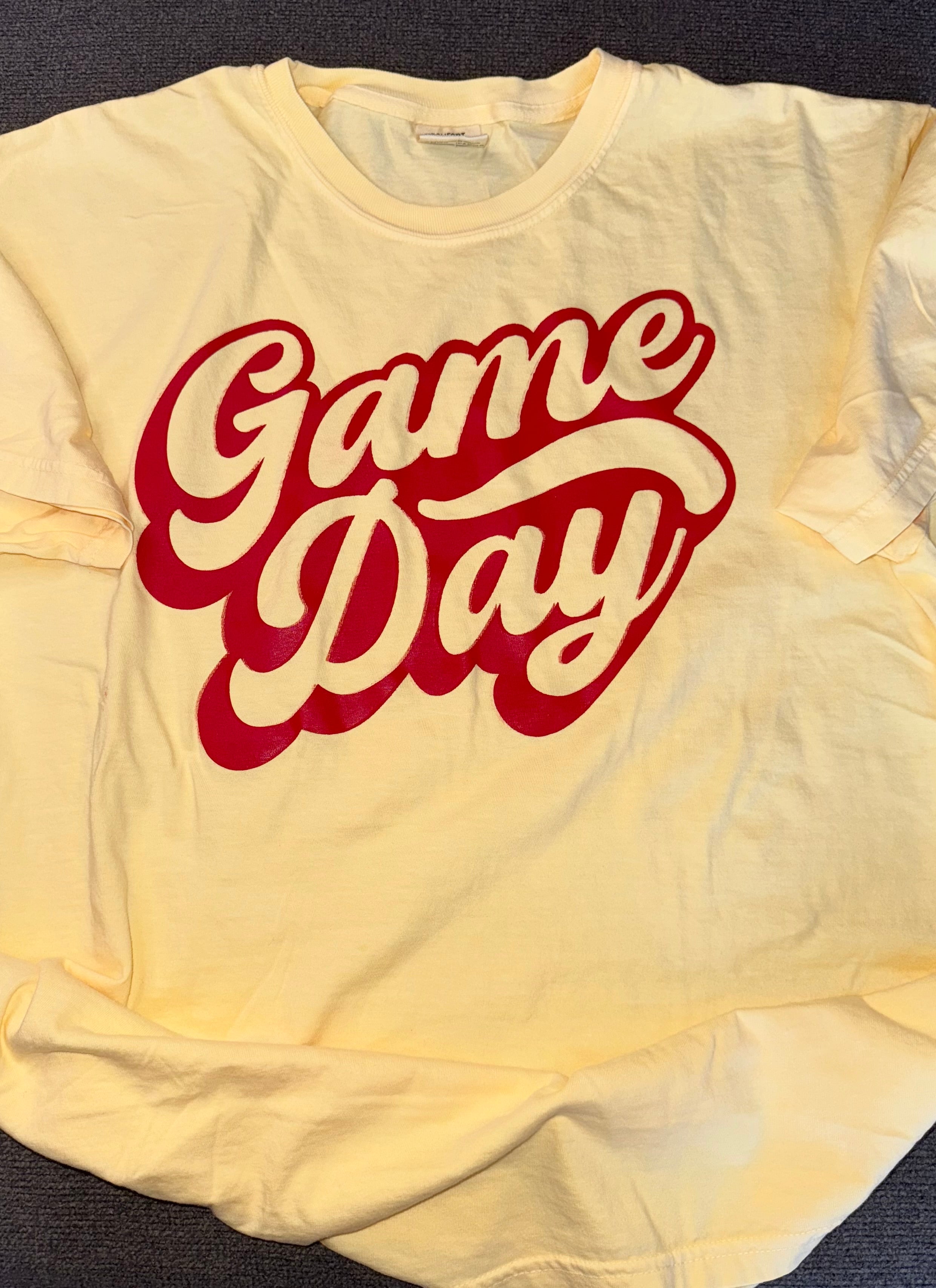 Game Day Tee | Butter Yellow