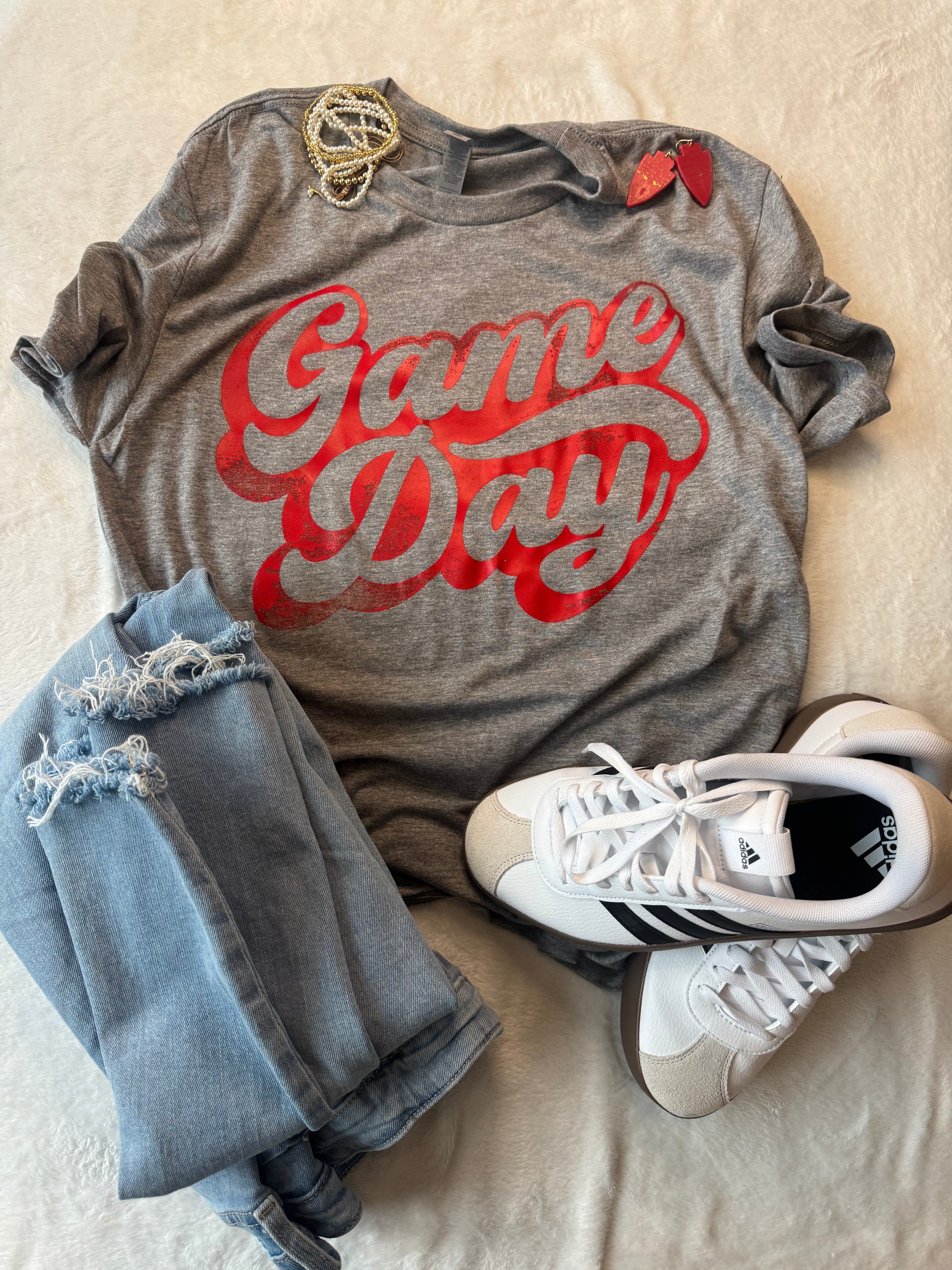 Game Day Tee | Vintage Gray