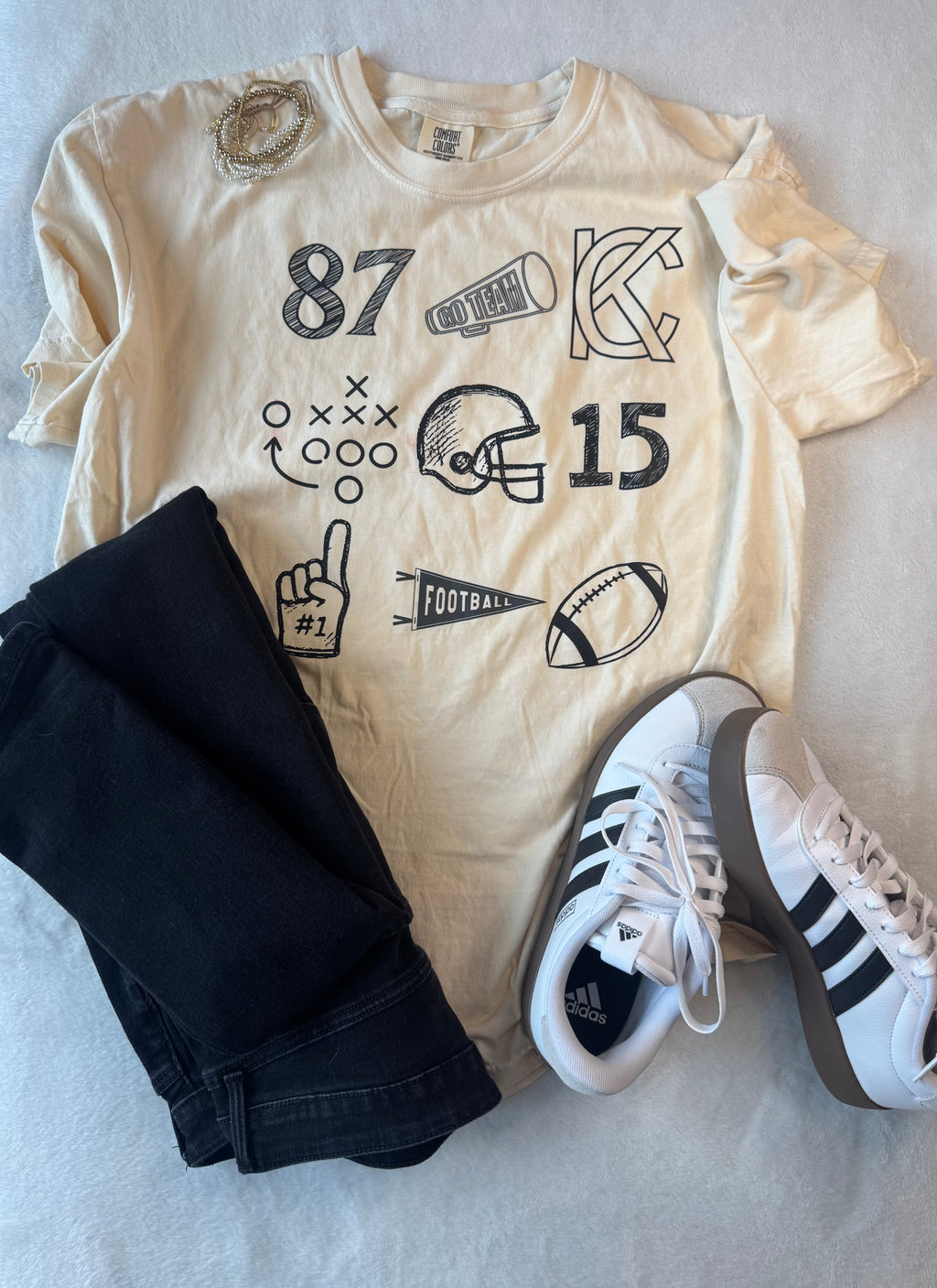 KC Football Collage Tee