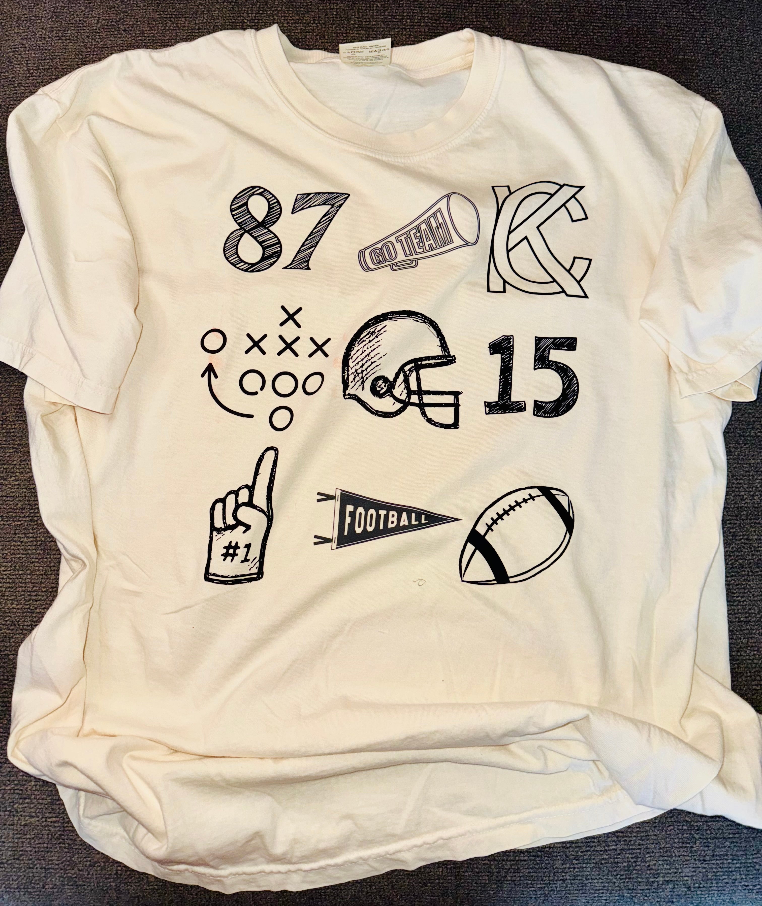 KC Football Collage Tee