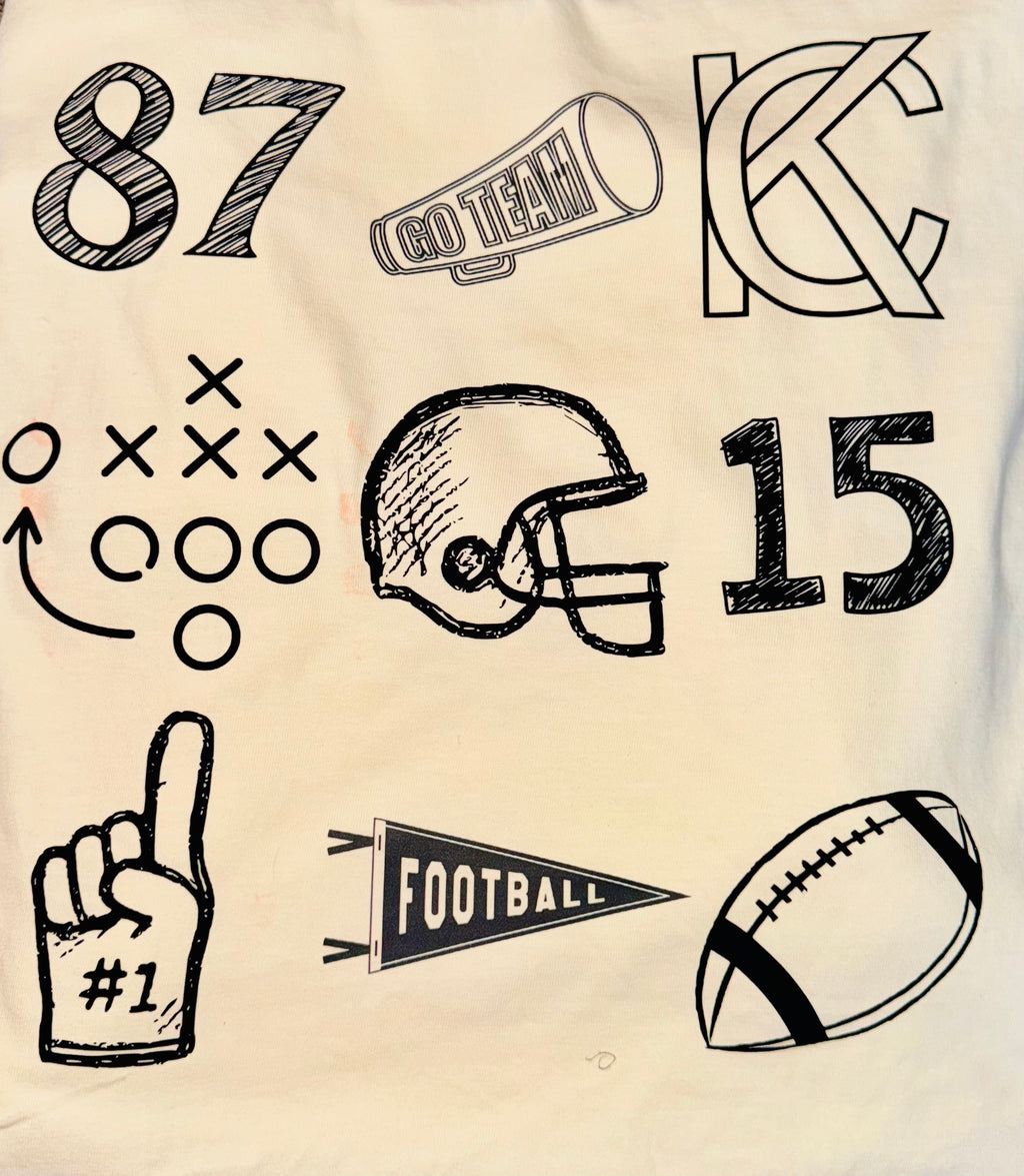KC Football Collage Tee