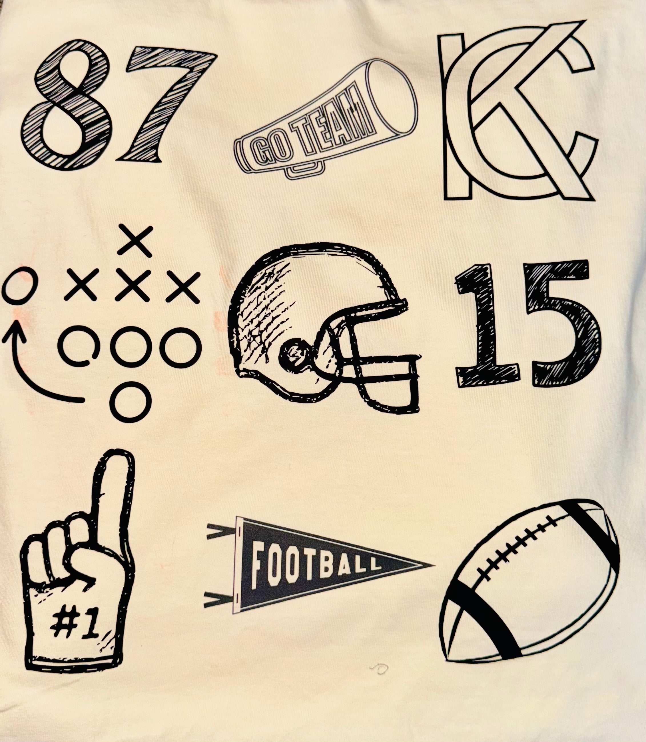 KC Football Collage Tee