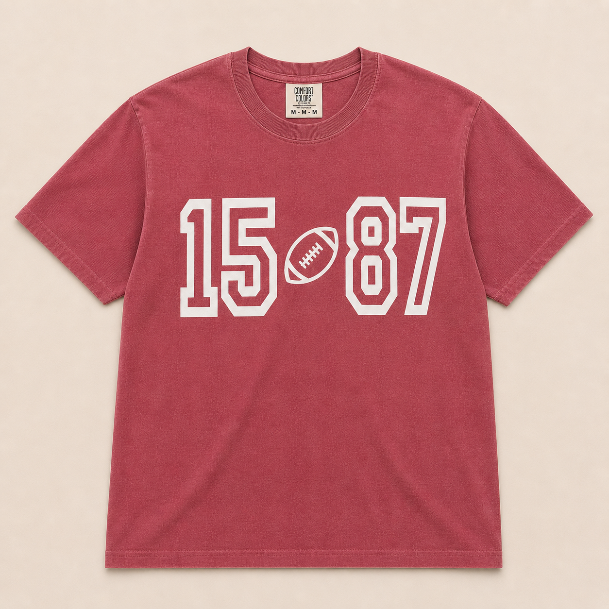 15 87 Tee | Crimson