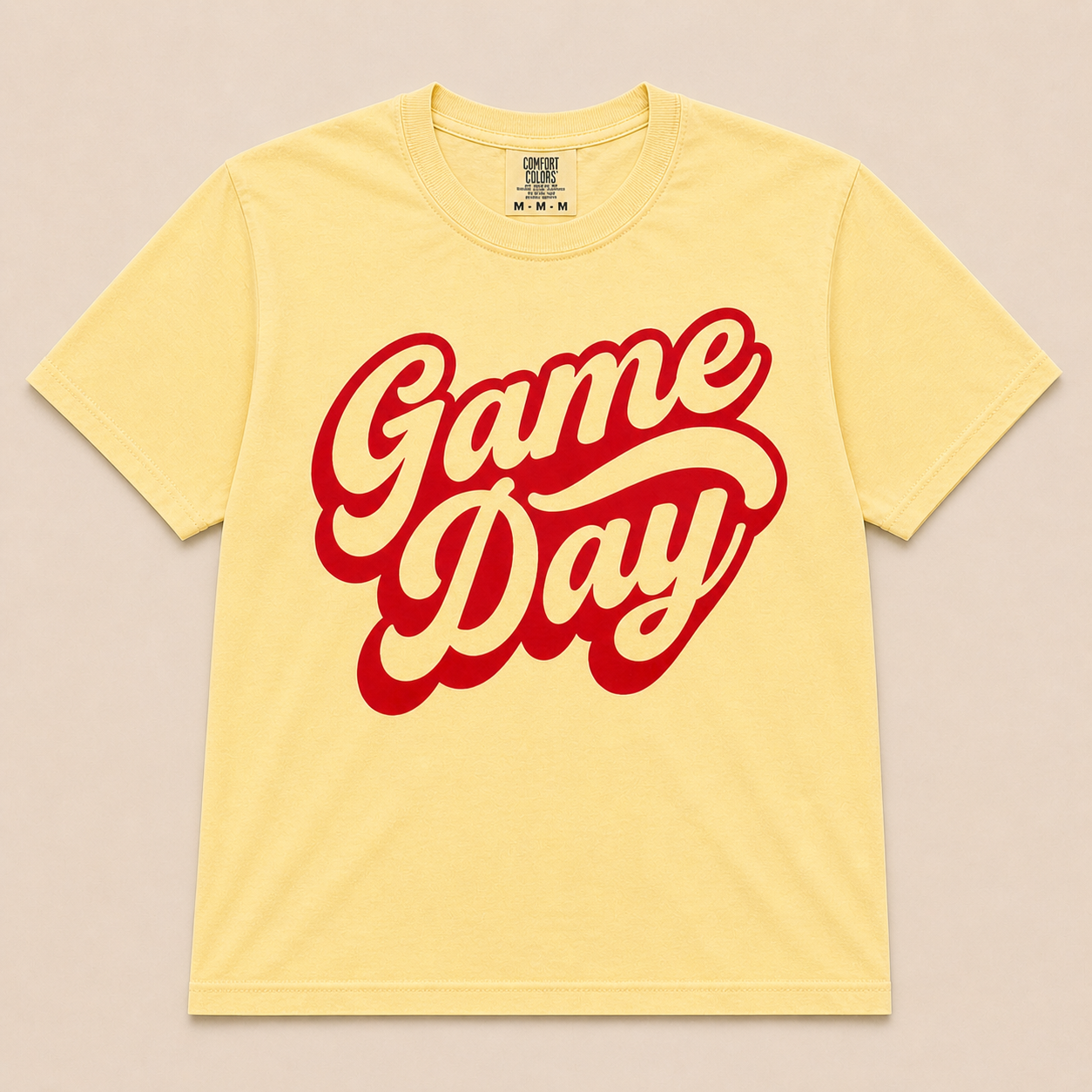 Game Day Tee | Butter Yellow