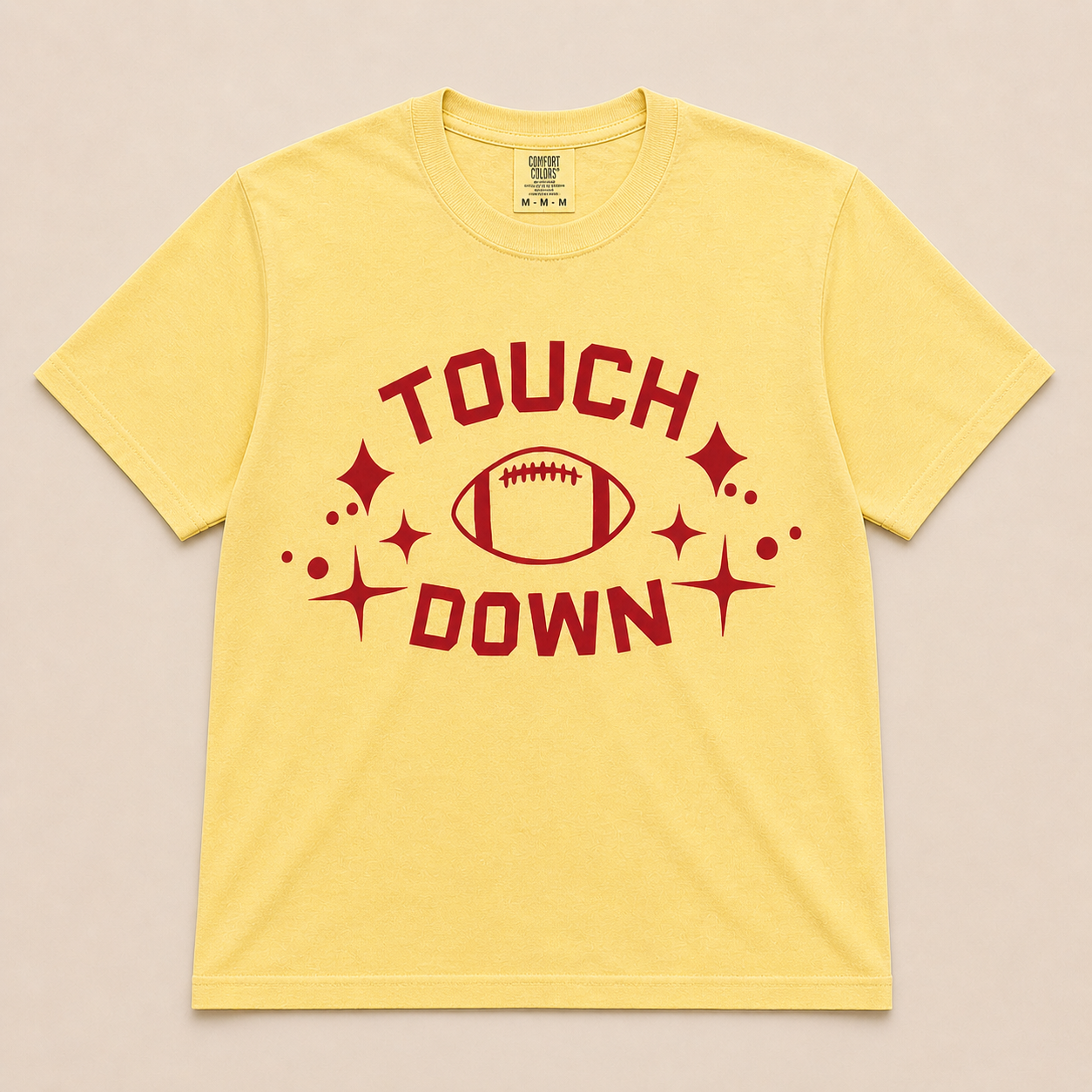 Touchdown Tee | Butter Yellow