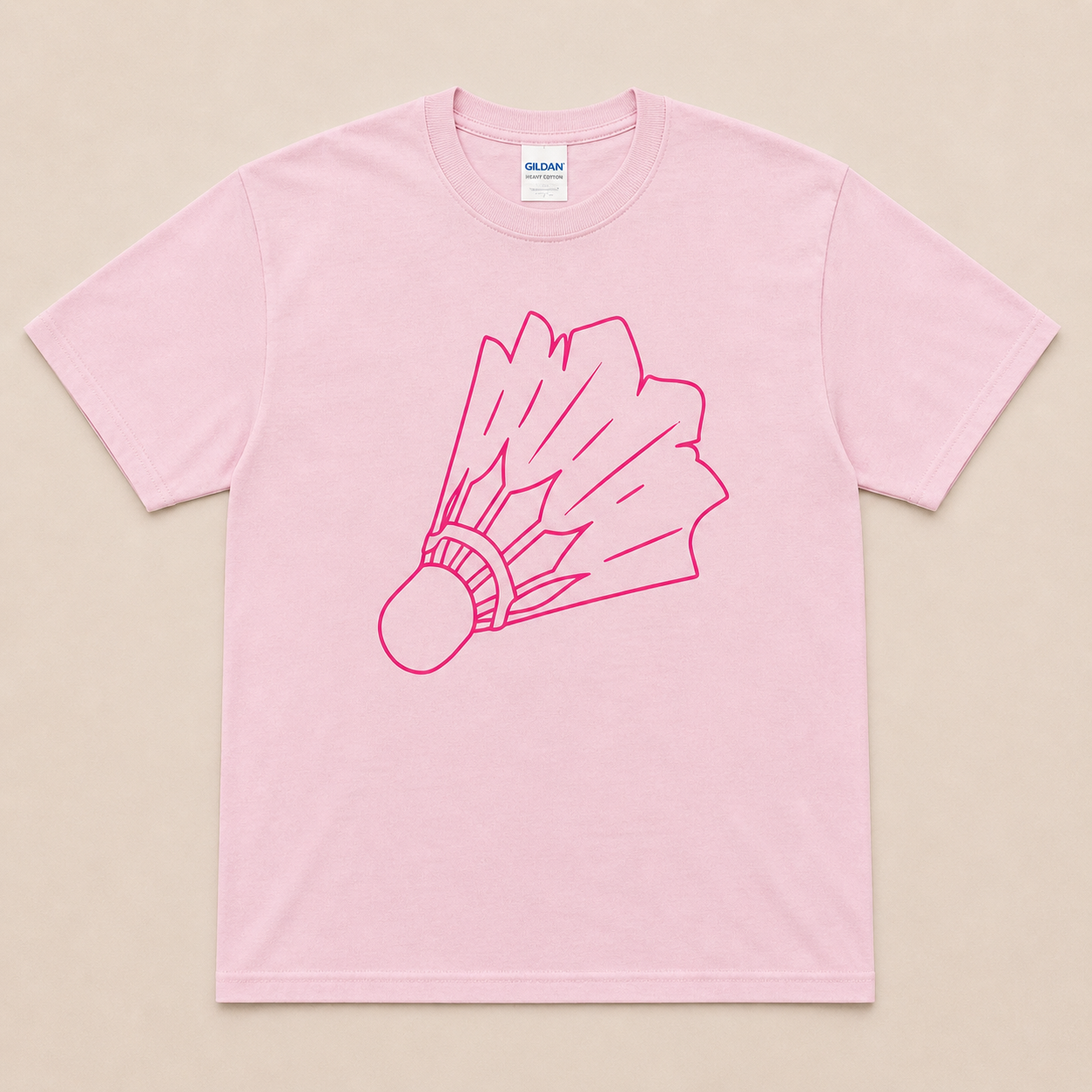 Pink Shuttlecock