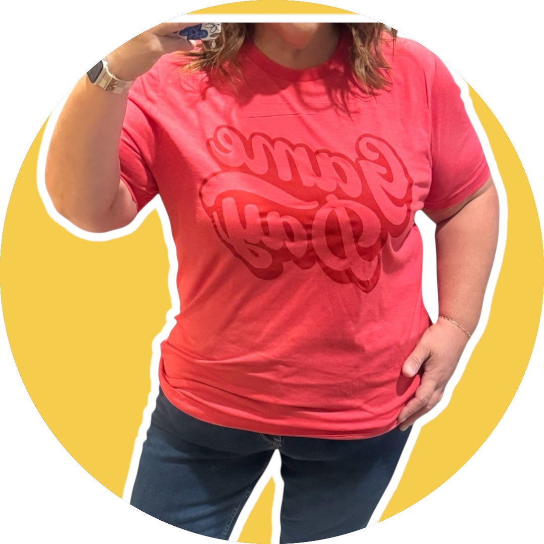 Game Day Tee | Red on Red