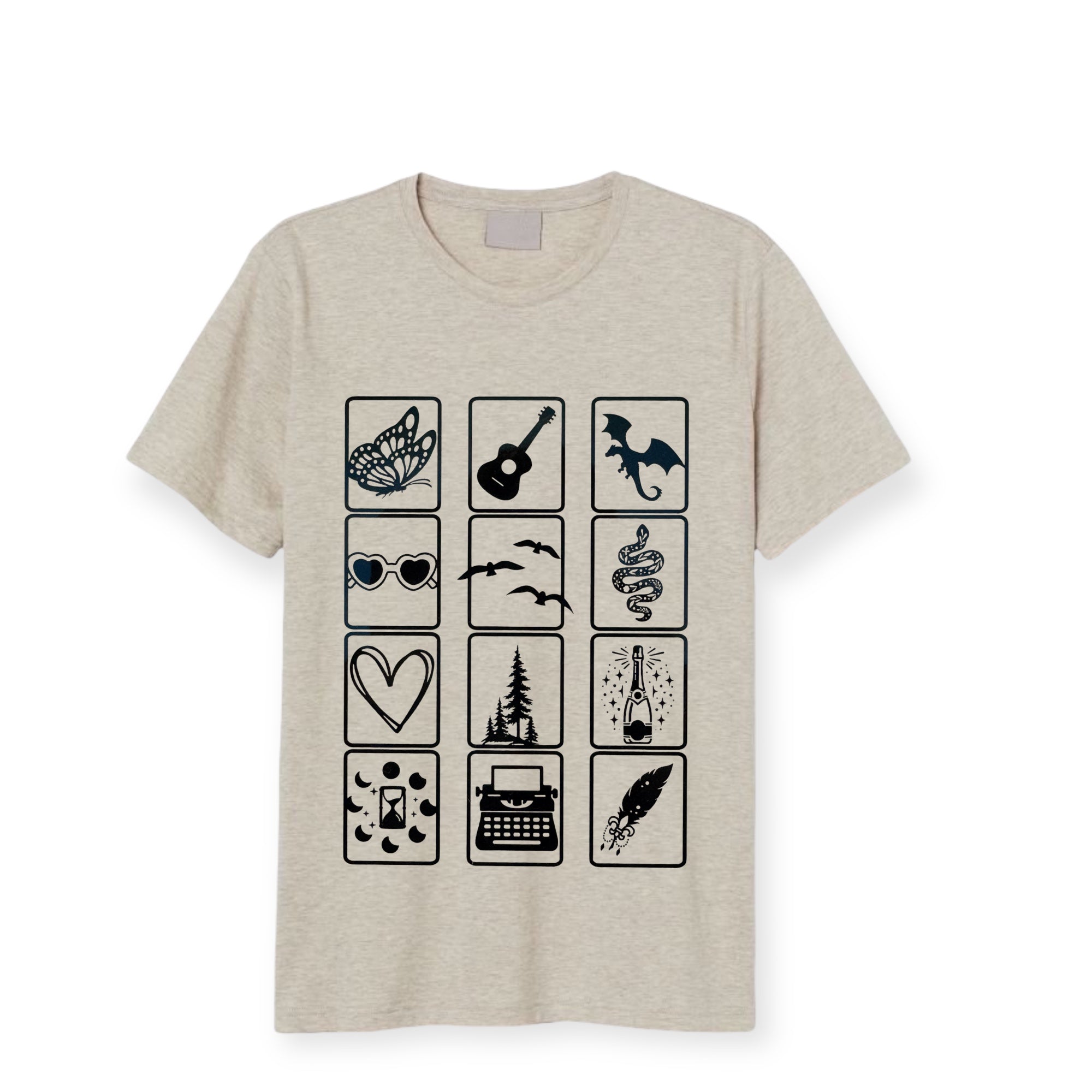 Taylor Albums Tee | Black and White