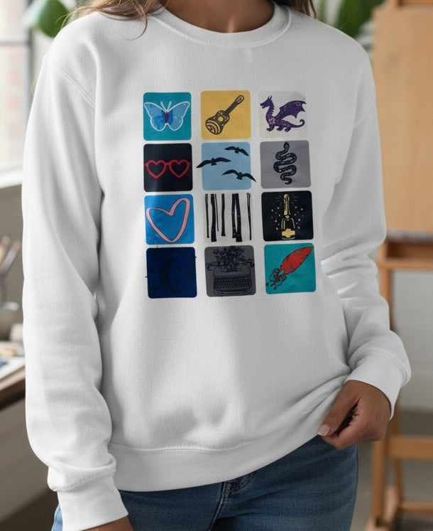 Taylor Albums Crew Sweatshirt