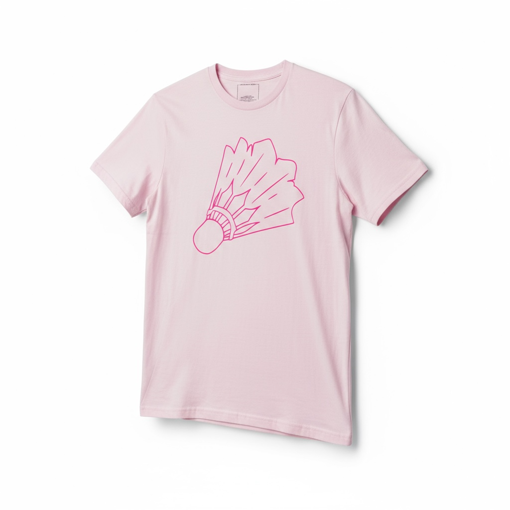 Pink Shuttlecock