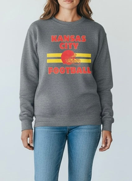 Kansas City Football Retro Sweatshirt