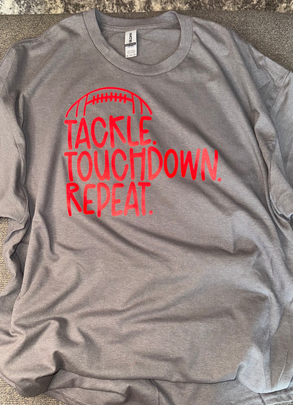 Tackle+Touchdown+Repeat Tee