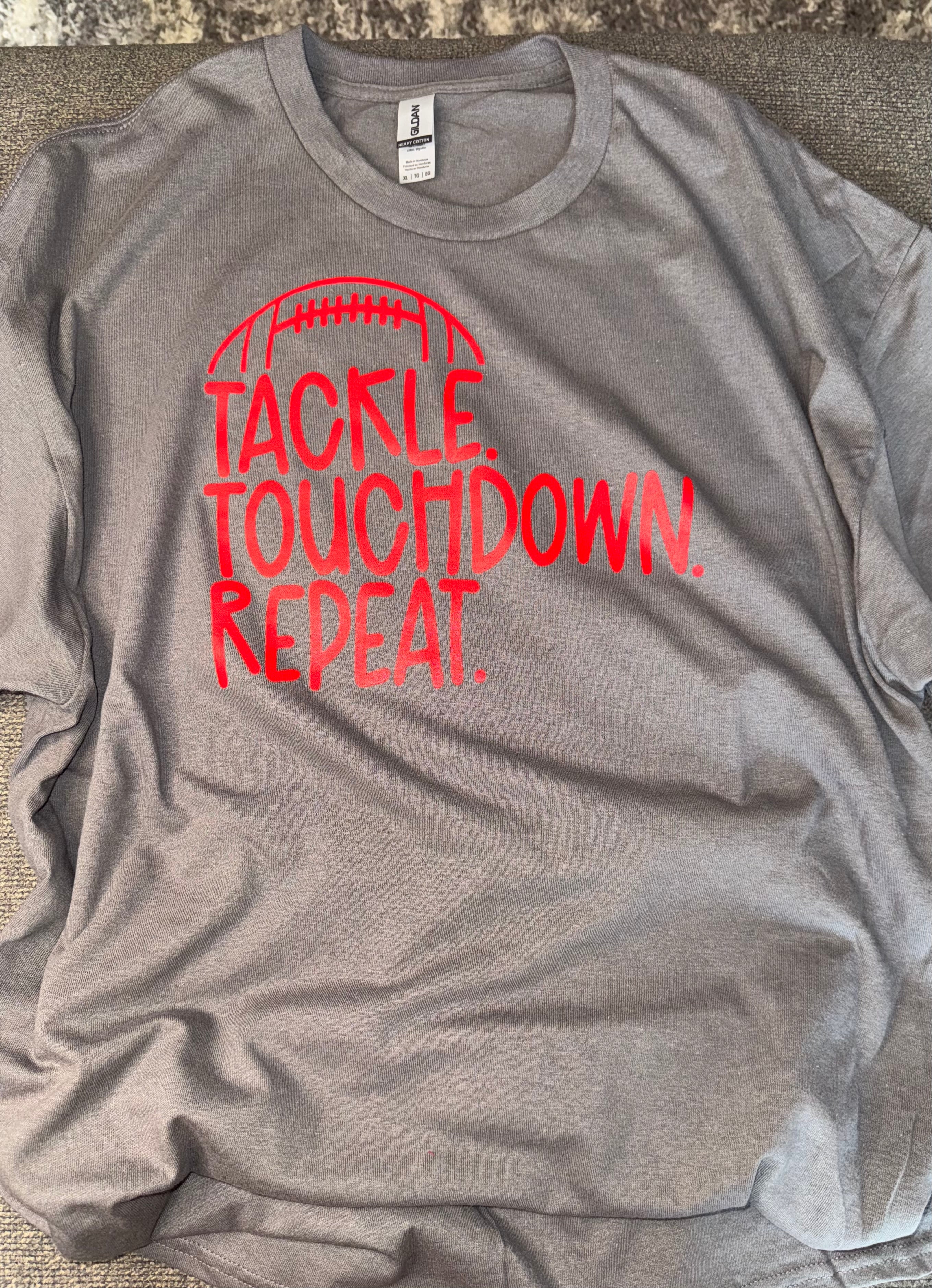 Tackle+Touchdown+Repeat Tee